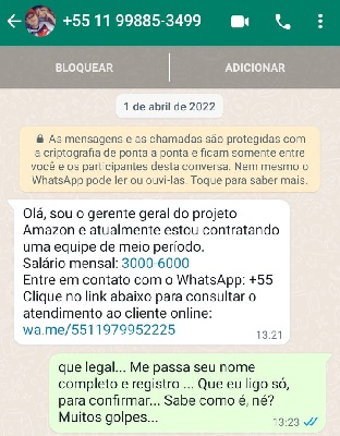 Golpe do 'emprego de meio período online' vira piada, mas é bom se proteger  - 27/04/2022 - UOL TILT