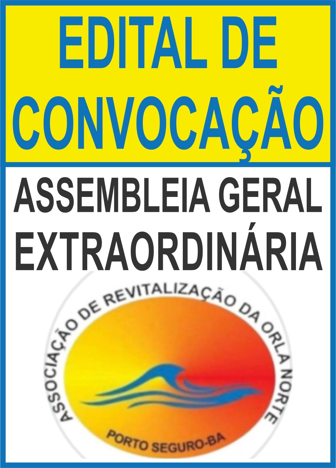 edital orla norte