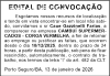 EDITAL DE CONVOCAÇÃO
