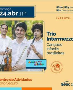 Trio Intermezzo Canções Infantis Brasileiras do Projeto Dominguinho