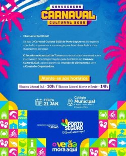 Carnaval 2025 reuniao com blocos