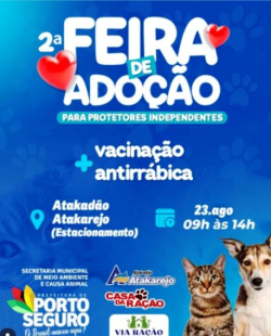 2 Feira de Adoção em Porto Seguro