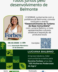Desenvolvimento do Turismo de Base belmonte