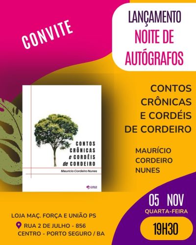 LancamentoContosCronicasCordeisCordeiro